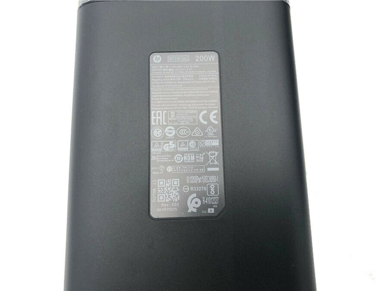 Genuine 200W AC Adapter Charger For HP OMEN 17-cb1060nr 19.5V 10.3A TPN-DA10