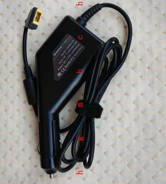 Original OEM 65W DC Car Charger for Lenovo ThinkPad T550 Yoga 20CK000YAU Charger