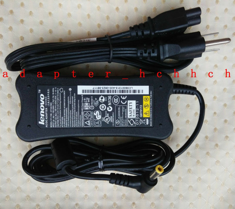 Original Charger Genuine OEM Lenovo IdeaPad 0712A1965 Y310 Y410 U330 65W AC Adapter