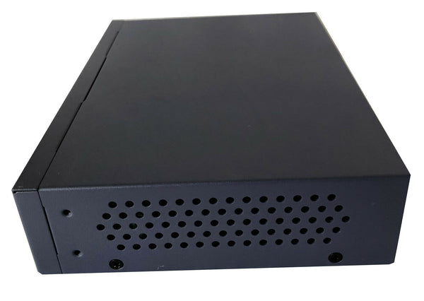 NEW 4+2 6 Port IEEE802.3af PoE Switch Adapter Desktop Metal Built-in Power Supply