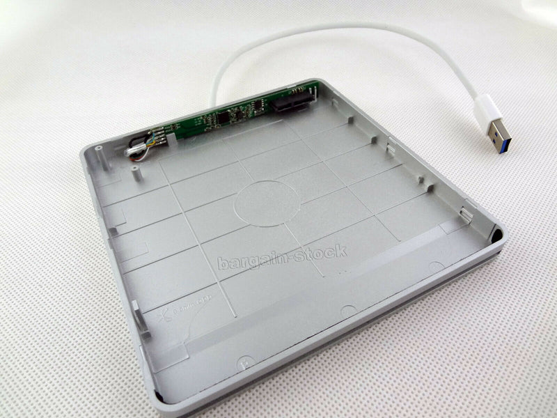 USB 3.0 External Slot Load Enclosure Case  Slot Load CD DVD-RW Blu-ray Drive