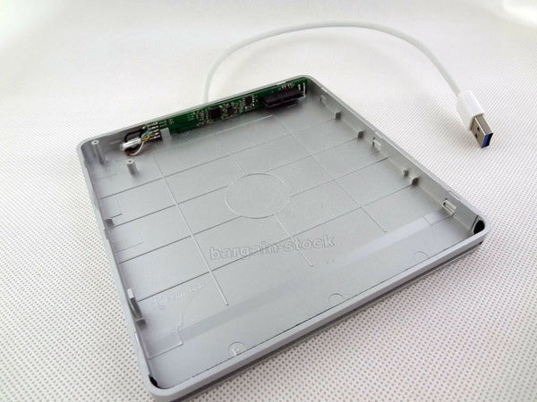 USB 3.0 External Slot Load Enclosure Case  Slot Load CD DVD-RW Blu-ray Drive