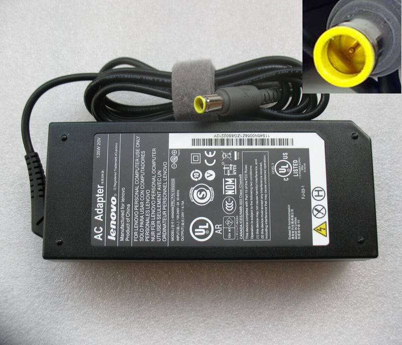 Original 135W 20V 6.75A AC Power Adapter for Lenovo ThinkPad T510,T510i,W510