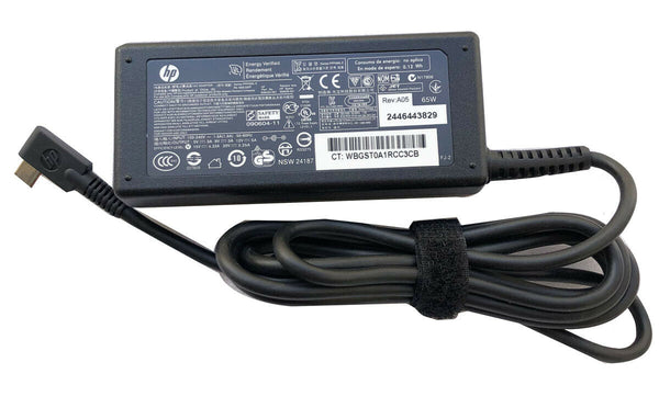NEW Type-C 65W AC Adapter Charger For HP Spectre x360 14t-ea000 Power Supply USB-C Charger