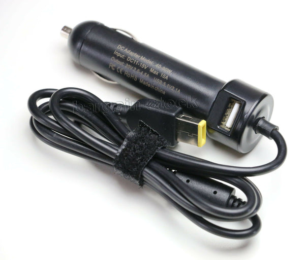 NEW 90W Car Charger Adapter For Lenovo G400 G400s G405s G410 G700 G710 Power Supply