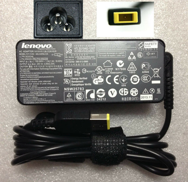 Genuine Lenovo AC Adapter&Cord for Lenovo Z50-70 59436268,ADLX45NLC3A,36200246